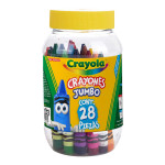 COLORES DE CERA JUMBO BOTE C/28
