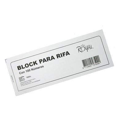 Papelería Comercial - BLOCK DE RIFAS