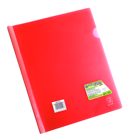FOLDER T. CARTA CON COSTILLA C. ROJO
