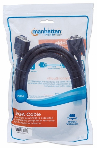 Câble SVGA Avec Noyau Ferrite 1,8 M - Ewent - Connexion Vidéo PC Et écran