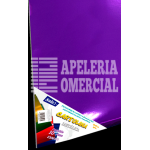 CARTULINA METALICA 50 X 65 CMS. C/10 COLOR MORADO