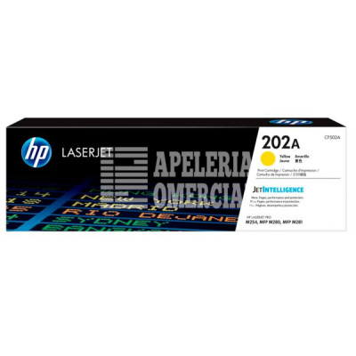 HP-CF502A TONER P/IMPRESORA LASERJET HP 202A AMARILLO