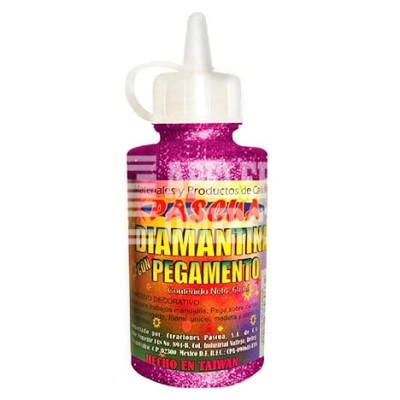 PEGAMENTO CON DIAMANTINA 60 ML. FIUSHA
