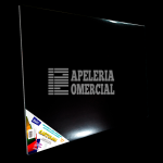 CARTULINA METALICA 50 X 65 CMS. C/10 COLOR NEGRO